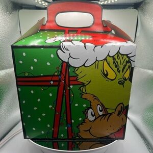 Brand New McDonald’s Grinch Meal Box Bundle with 4 Brand New Christmas Earrings